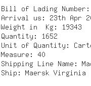 USA Importers of yarn polyster - Lyman Container Line